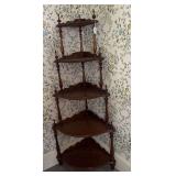 Tiered Corner Display Shelf