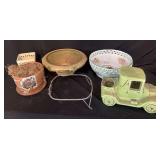 Assorted Decorative Planters and Bowls