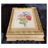 Floral Box with Brushes and Wax Roller Clips