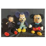 Mickey & Minnie Mouse Plush Dolls