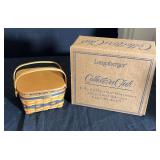 Longaberger Collectors Club 2002-2003 Edition Miniature Cake Basket