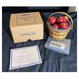 Longaberger J.W. Collection Miniature Apple Basket 1998
