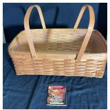 Longaberger Large Berry Basket with Classic Baskets Book