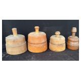 Group of Wooden Butter Molds