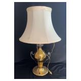 Brass-Finished Table Lamp