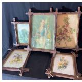 5 Framed Decorative Prints