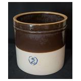 2 Gallon Stoneware Crock