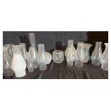 Glass Lamp Shades and Chimneys