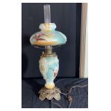 Floral Decorated Lamp
