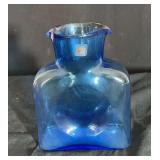 Blenco Handmade Blue Glass Vase