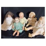 5 Assorted Dolls