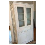White Painted Kitchen Hutch