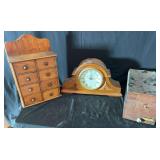 Linden Westminster Clock with Cabinet and Tools