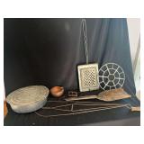 Assorted Kitchen and Fireplace Tools