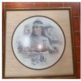Framed Nancy Ward Cherokee Nation Print