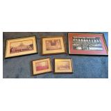 Framed George Rogers Clark High School Band Photos