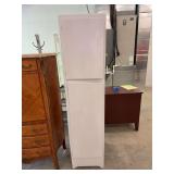 Painted Wooden Cabinet with Shelves