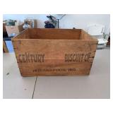 Century Biscuit Co. Wood Box - Indianapolis, Ind.