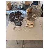 Two Table Fans: Robbins & Myers and Tasio