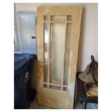 Two glass paneled doors