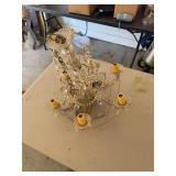 Crystal Bead Chandelier with Six Lights