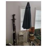 Patio Umbrella, Planters, and Garden Decor Collection