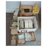 Assorted Lamp Glass and Parts