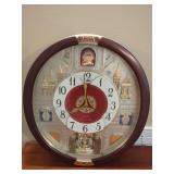 Seiko Melodies in Motion Wall Clock QXM565BRH