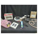 Lighting Fixtures, Soap Dish, and Metal Accent Pieces