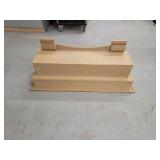 Unfinished Wood Wall Shelf