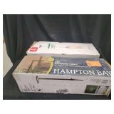 Hampton Bay LED Pathway Light & Globe Sydney Pendant Light