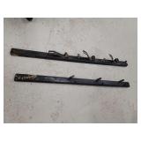 Two Metal Bed Rails