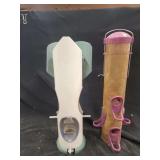 Two PVC Bird Feeders
