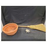 Shakespeare 1965 Criterion Fishing Reel, Pot and Broom