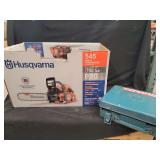 Husqvarna 545 Mark II Chainsaw & Makita Cordless Hammer Drill