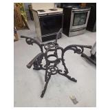 Cast Iron Table Base with Four Legs