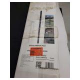LUTEC 80-Inch Aluminum Post