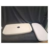 Two Piece Toilet Tank Lid and Cover