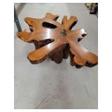 Cross Cut Tree Section Coffee Table