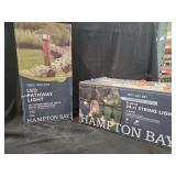 Hampton Bay LED Pathway Light and 24 FT String Light