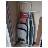 Folding Ladder, Ironing Board and Folding Chair