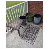 Pots, Table and Mat