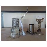 Assorted Decorative Lamps - Set of 5