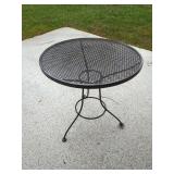 Round Metal Outdoor Table