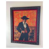 Aldo James Painting of Man With Guitar Player