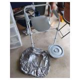 Guardian G1-200LX4 Commode Chair and Celina Support Cushion
