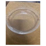 GLASS PYREX PIE DISH