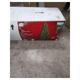 HOME ACCENTS 9 FT FOREST PINE LED CHRISTMAS TREE WITH COLOR CHANGING LIGHTS NO LIGHT TEST HAS BEEN PERFORMED