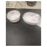 CORNING WARE BAKING DISHES WITH LIDS