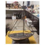 METAL DECO SAIL BOAT
